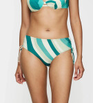 Dámske letné mix & match midi plavky 02 pt - MODRÁ - modrá a biela M007 - TRIUMPH BLUE 36