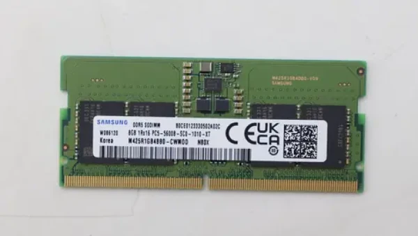 Lenovo 8GB DDR5 SODIMM / Pamäť RAM / Pre notebooky / 5600 MHz (5M31K03046)