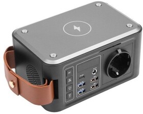 EXD Išorinė baterija 24000mAh, PD18W, AC 120W, USB-C, 4xUSB