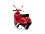Mamido Detský elektrický skúter Vespa 2x45W červený