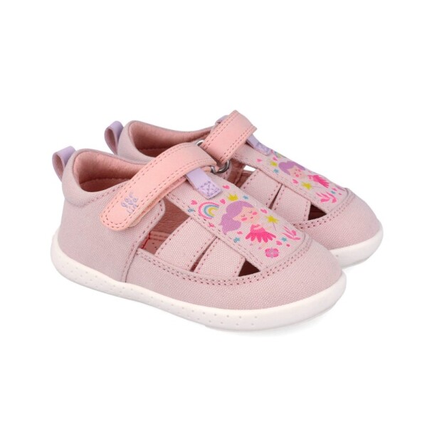 Dievčenské barefoot sandále LONA PRINCESA ROSA Biomecanics 262342-A032 - 22