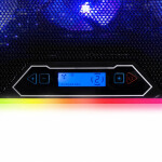 EVOLVEO Ania 9 RGB čierna / chladiaci podstavec pod notebooky 10 - 17 / 170amp;70 mm ventilátory (ANIA9)