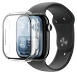 AmazingThing Radix Apple Watch Series 11 42mm číra / Ochranné sklo s puzdrom / Tvrdené sklo