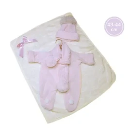 Llorens M843-16 oblečok pre bábiku bábätko NEW BORN veľkosti 43-44 cm