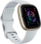 Fitbit FitBit Sense 2 | Smart watch | NFC | GPS (satellite) | AMOLED | Jutiklinis ekranas | Activity monitoring 24/7 | Atsparus vandeniui | Bluetooth | Wi-Fi | Mėlyna Mist/Soft Gold