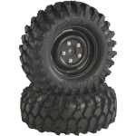 Absima 1:10 crawler kompletné kolesá Offroad V Block Crawler čierna 2 ks; 2500031