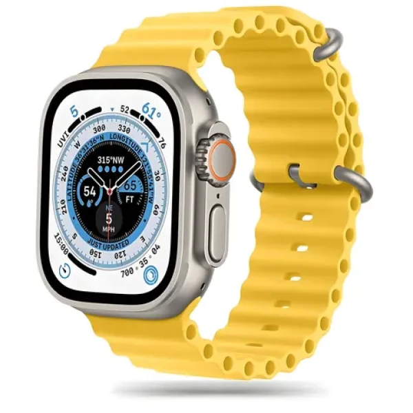 Tech-Protect IconBand Pre žltá / Remienok / pre Apple Watch 4/5/6/7/8/9/SE/Ultra 1/2 (42/44/45/49 mm)