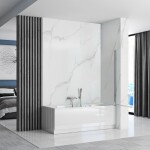 REA - Pohyblivá vaňová zástena LAGOS 70 Chrome REA-W7639