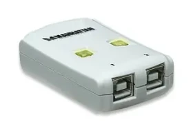 Manhattan Hi-Speed ??USB 2.0 Switch automaticky zdieľaný 2 PC - 1 USB (162005-MA)