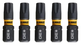 DeWalt Extreme Torx / Sada bitov / T30 / 25 mm / 5 ks (DT7384T)