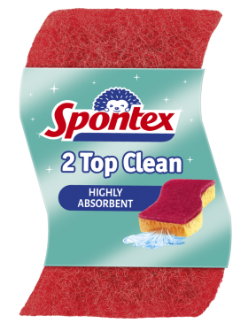Spontex Top Clean houbička 2ks