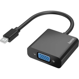 Hama 00200333 Mini-DisplayPort / VGA adaptér [1x UK zástrčka - 1x mini DisplayPort zástrčka] čierna; 00200333