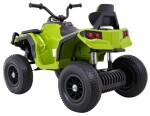 Mamido Elektrická štvorkolka ATV nafukovacie kolesá zelená