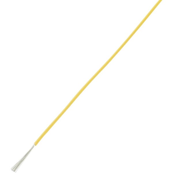 TRU COMPONENTS 1567221 opletenie / lanko, LiY, 1 x 0.22 mm², žltá, 100 m; 1567221