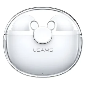 USAMS BU12 TWS biela / Bezdrôtové slúchadlá do uší / Bluetooth 5.1 (BHUBU01)