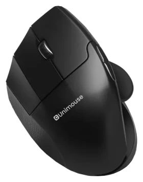 Contour UniMouse čierna, pre ľavákov / Ergonomická bezdrôtová myš / Bluetooth 5.1 / 4000 DPI / dobíjacie batérie (CDUMBK11002)
