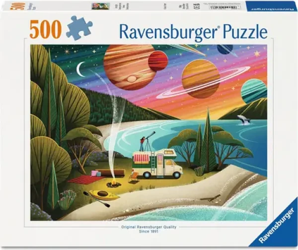 Ravensburger Puzzle Kempovanie pod hviezdnou oblohou