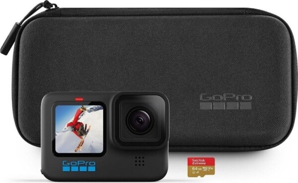 GoPro GoPro® | HERO10 Black Specialty Bundle – Action-Kamera – 5,3K / 60 fps – 23 MP – kabelloses Netzwerk, Bluetooth – unter Wasser bis zu 10 m