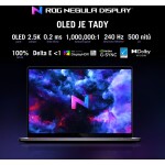 Asus ROG Zephyrus G16 čierna / 16 "OLED / Intel Core Ultra 9 185H 3.8GHz / 32GB / 1TB SSD / NV RTX4070 8GB / W11H (GU605MI-NEBULA044W)