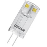 OSRAM HOMELIGHTING 4058075758001 LED En.trieda 2021 F (A - G) G4 0.9 W = 10 W teplá biela (Ø x v) 12 mm x 12 mm 5 ks; 4058075758001