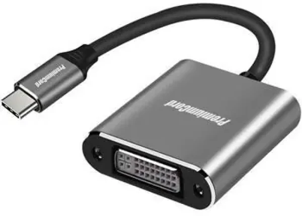 PremiumCord prevodník USB-C na DVI / Prevodník / Rozlíšenie 1920 x 1200 / 60 Hz (8592220018849)