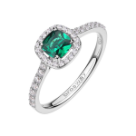 Brosway Elegantný strieborný prsteň Fancy Life Green FLG143 52 mm