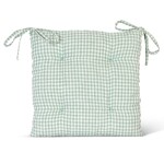 Garden Trading Prešívaný podsedák Oaksey Rosemary Linen 40 × 40 cm