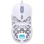Endorfy LIV biela / optická / drôtová / herná / 12000 dpi / PAW3311 / 6 tlačidiel / ARGB / Kailh GM4.0 / USB / 1.8m (EY6A021)