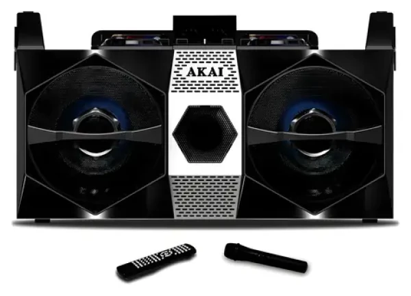 AKAI DJ-S1HB / Párty reproduktor / Bluetooth / FM / AUX / bezdrôtový mikrofón / 150W (100002143388)