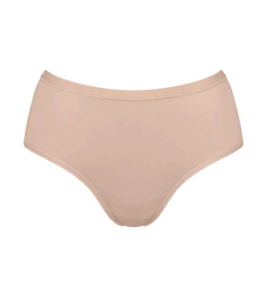 Dámske bavlnené midi nohavičky GO Daily - BROWN - Body 00LZ - SLOGGI NEW BEIGE XXL