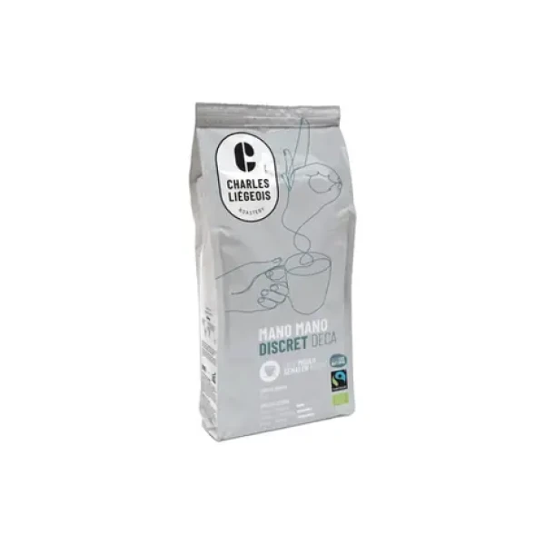 Charles Liégeois Mano Mano Discret Déca 250 g / Mletá káva / bez kofeínu (mandiscgr250g)