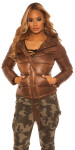 Trendy Winterjacket with removable hood