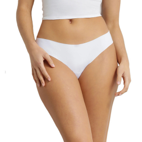 Dámske bezšvové nohavičky INVISIBLE BRAZILIAN - BELLINDA - biele M