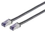 Lanview Cat6a S/FTP HIGH-FLEX čierna / Sieťový kábel / RJ-45 / 2 m / PoE (LVN-CAT6A-FLEX-2M)