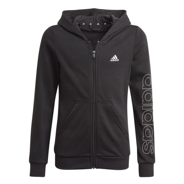 Mikina adidas Essentials Logo Full-Zip Hoodie Jr GN4050 cm