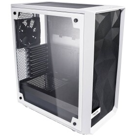 Fractal Design Meshify C - TG midi tower PC skrinka priehľadná, biela; FD-CA-MESH-C-WT-TGC