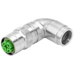 Weidmüller IE-PS-M12X-90-S-TH konektor akčného / snímacieho člena, 2702720000, piny: 8, 1 ks; 2702720000