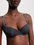 Dámska podprsenka TONAL LACE DEMI-CUP BRA UW0UW04546 BDS Black - Tommy Hilfiger 75B