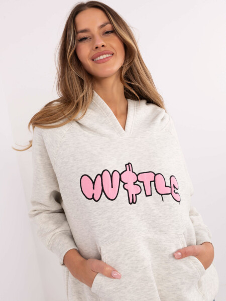 Mikina EM BL 881.16 svetlo šedá jedna velikost