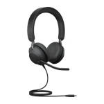 Jabra Evolve2 40 čierna / Pre callcentrá / Stereo / USB-C / MS (24089-999-899)