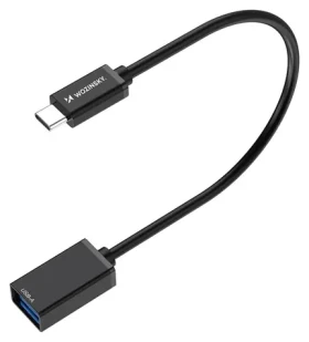 Wozinsky WOTGY1S čierna / OTG adaptér / USB-C 3.0 (M) - USB-A 3.0 (F)
