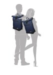 Roll top batoh Enrico Benetti Amsterdam Notebook Backpack Blue
