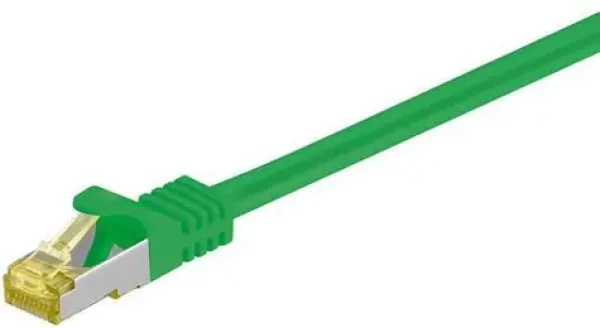 Goobay S/FTP Cat7 zelená / Patch kábel / RJ-45 / 0,25 m / LSZH (91568)