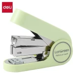 DELI Zošívačka LonGreen Easy limetková / Mini / 25 listov / 24/6 26/6 / 50 spôn / recyklovaný plast (D395552)