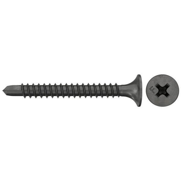 Fischer 40599 skrutka do sadrokartónu 3.5 mm 25 mm krížová dražka Philips tvrdené, fosfátované 1000 ks; 40599