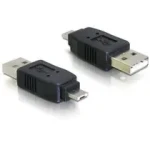 DeLock redukcia micro USB A samec na USB A samec (65037)