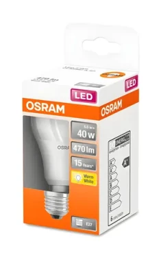 OSRAM LED Star ClasA 5,5 W 827 E27 / Žiarovka / 470 lm / 2700K / 15000h / A + (4058075127319)