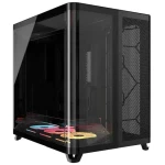Corsair AIR 5400 LX R RGB čierna / E-ATX / 3x USB-C / 3x 120mm / bez zdroja / priehľadná bočnica (CC-9011320-WW)