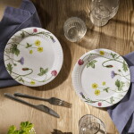 KÄHLER Porcelánový tanier Hammershøi Wild Flowers 22 cm