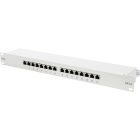 DIGITUS Patch panel, CAT6 19, 16xSTP RJ45